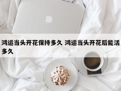 鸿运当头开花保持多久 鸿运当头开花后能活多久