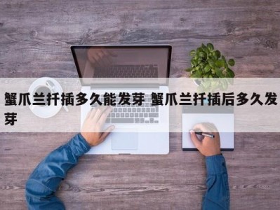蟹爪兰扦插多久能发芽 蟹爪兰扦插后多久发芽