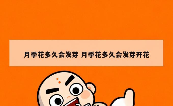 月季花多久会发芽 月季花多久会发芽开花