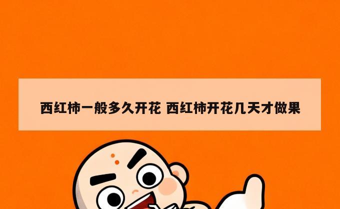 西红柿一般多久开花 西红柿开花几天才做果